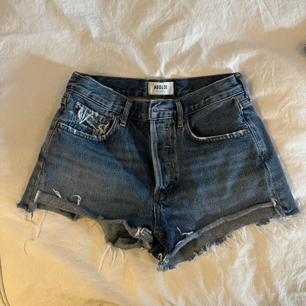 AGOLDE Parker Vintage Cut Off Jean Short 25